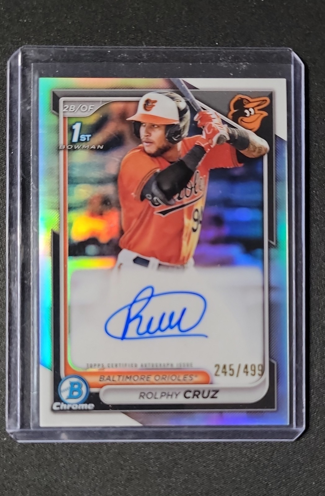 2024 Bowman - Chrome Prospect Auto Rolphy Cruz #CPA-RC Refractor /499