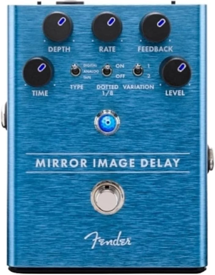 Fender Mirror Image Delay effect pedal (batteries not include Blue 234535000 NEW - Image 1 of 1