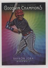 2021 Upper Deck Goodwin Champions Platinum Color Wheel Bayron Lora #49 n7r