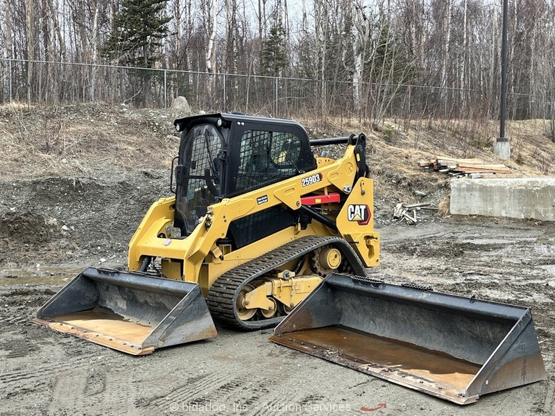 2024 Caterpillar 259D3 Skid Steer Track Loader High Flow Hyd QC Bucket bidadoo