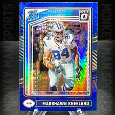 2024 Optic - Marshawn Kneeland Rated Rookie RC - #274 BLUE HYPER HOLO COWBOYS