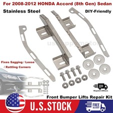 Front Bumper Sag Repair Kit For 08-12 Honda Accord Sedan Loose Tabs Bracket Fix