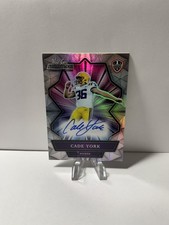 2021 Wild Card Alumination Cade York Auto Rookie NIL LSU Tigers Kicker. rookie card picture