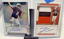 2019 National Treasures JARRETT STIDHAM RPA 2 Card Lot Auburn Tigers Leaf Metal