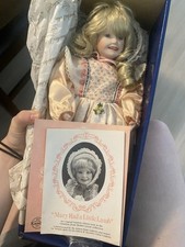 ASHTON DRAKE KNOWLES Children From Mother Goose Mary Had A Little Lamb Doll 