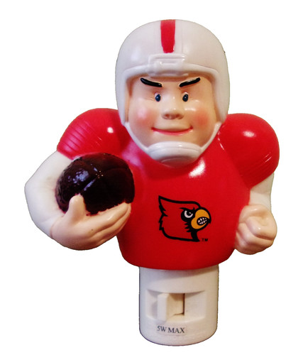 Football Player Red Uniform Plug in Nightlight - Multiple Positions