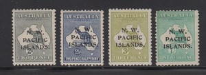 1915 North West Pacific Islands Sc# 1, 3, 5, 6 Cat $130.00