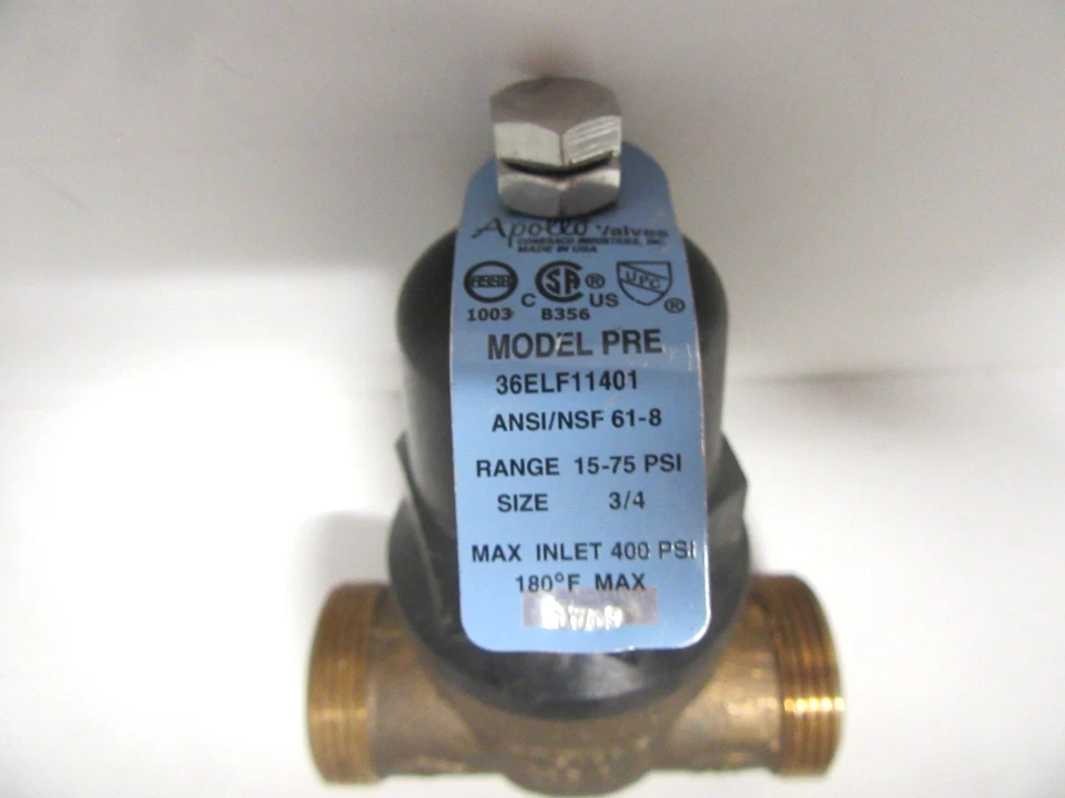 Apollo Valves Water Pressure Reducing Valve 3/4" 36ELF11401 NO UNION - Image 3 of 4