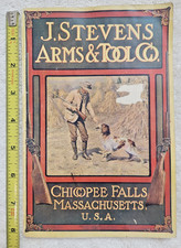 Antique J. Stevens Arms & Tool Co. 1905 Catalog #51 Original Guns Firearms Ammo
