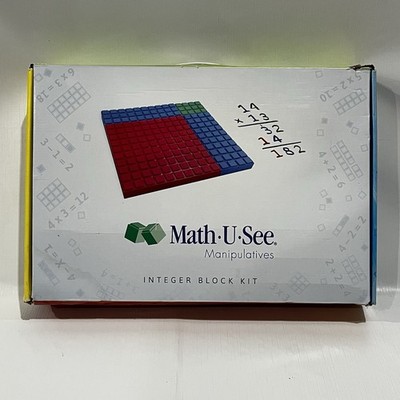 Math U See Integer Block Kit Manipulatives Homeschool Math Set Missing 4 Blocks