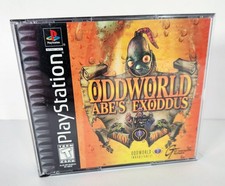 Oddworld Abe's Exoddus PS1 Game PlayStation 1 Complete in Case 2 Disc w Booklet