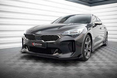 Frontlippe + Flaps passend für Kia Stinger GT / GT-Line / Standard Mk1 schwarz H
