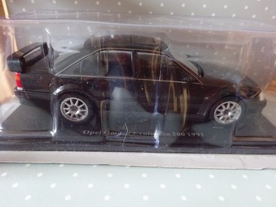 Opel Omega Evolution 500 schwarz 1991 Oldtimer Modelauto 1/24 *NEU* ca. 17cm