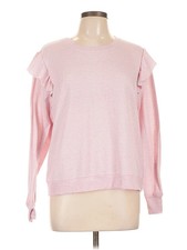 Splendid Women Pink Sweatshirt L