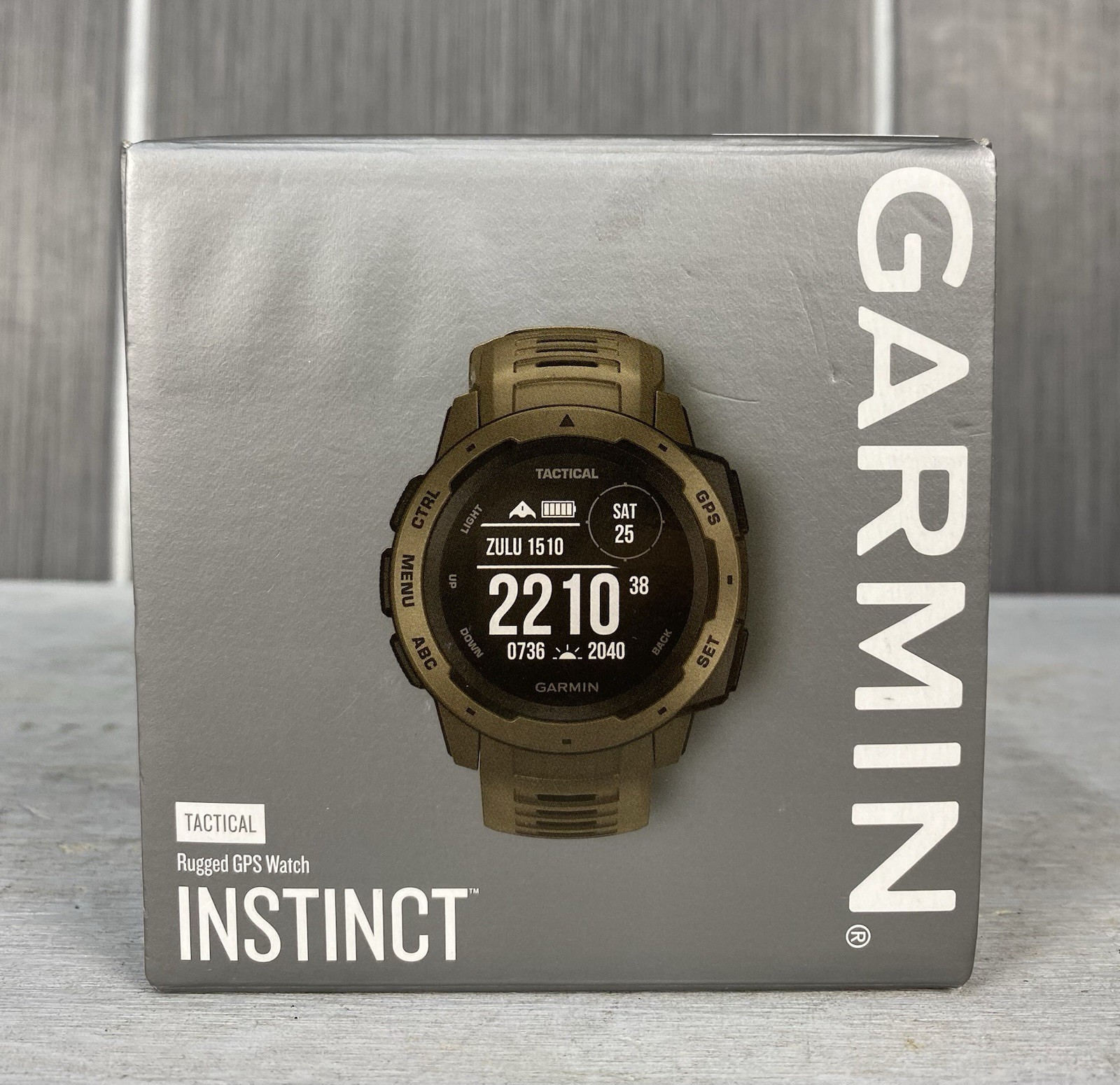Garmin Instinct Tactical GPS Smartwatch Coyote Tan Military-Grade 010-02064-71-image