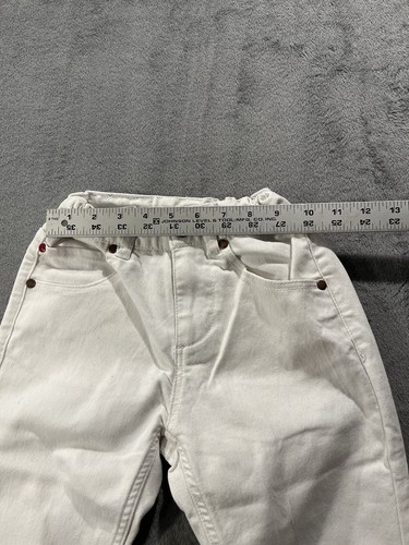 Tommy Hilfiger Jeans Girls 7 White Denim Arc Tapered - Picture 7 of 15