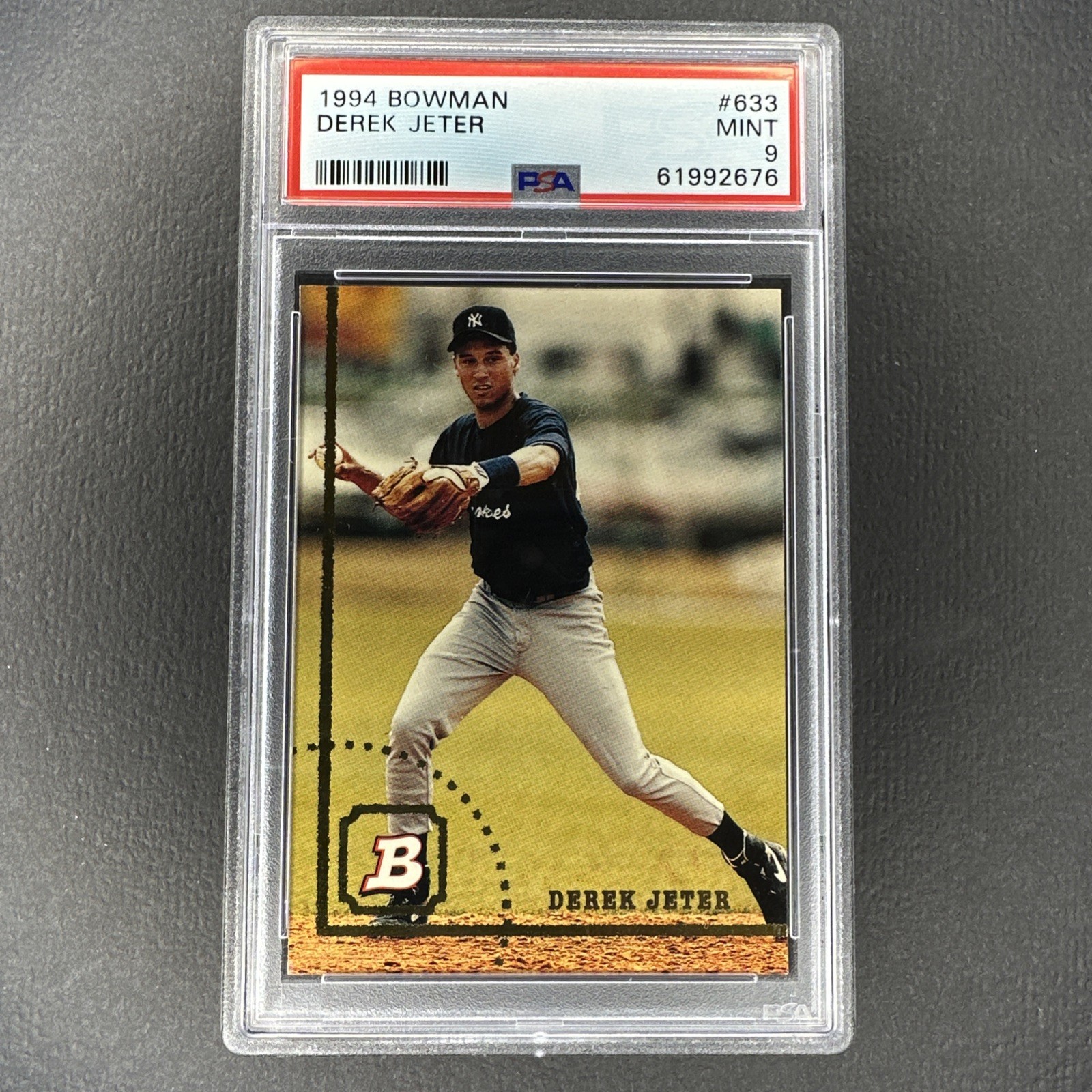Derek Jeter 1994 Bowman #633 PSA 9