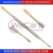 Dental Surgical Molt 9 Periosteal Elevator Titanium GOLD Double Ended Instrument