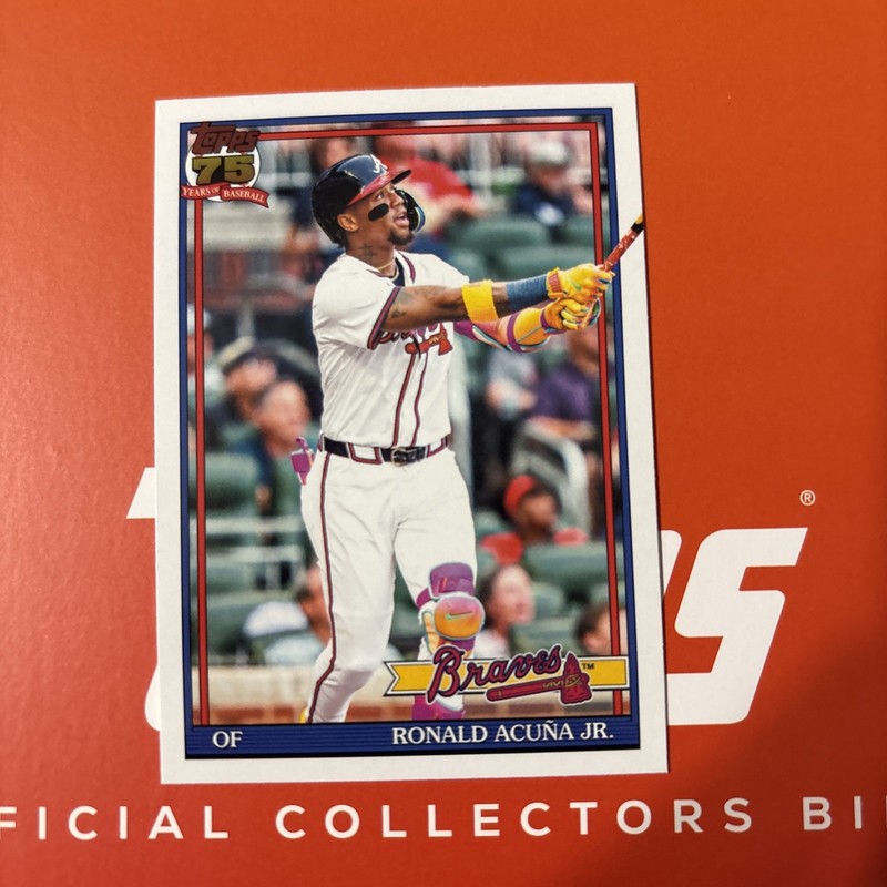 2026 Topps Series 1 - 1991 Topps Baseball Ronald Acuña Jr. #T91-84