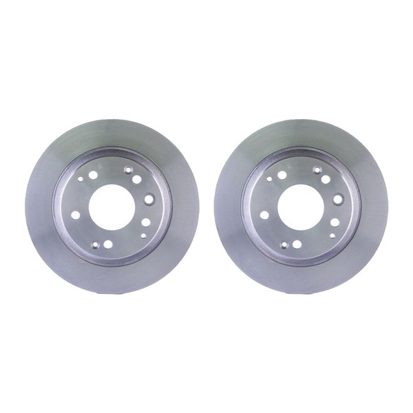 2 Bremsscheiben Voll Ø 70,3 Mm 9 Mm Hella Passend FüR U.A. Honda Legend-image