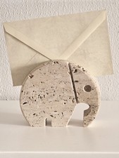 ELEFANTE IN TRAVERTINO DI ENZO MARI PER MANNELLI ANNI ‘70 VINTAGE MODERNARIATO