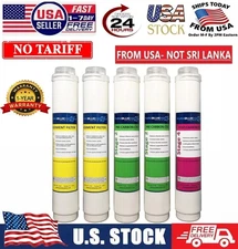 Pure Blue H2O 5PC Reverse Osmosis Filter System Replacement Filters- New! 🔥🔥
