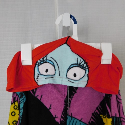 Nightmare Before Christmas Kids Sally Hooded Union Suit Pajama 10-12 Large #6273 - Picture 4 of 9