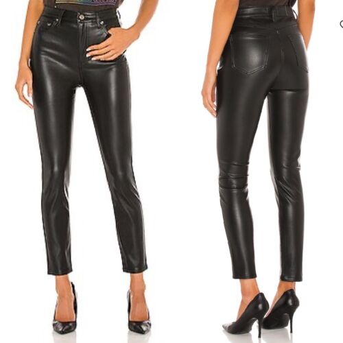 Pistola Aline High Rise Faux Leather Skinny Pants… - image 1