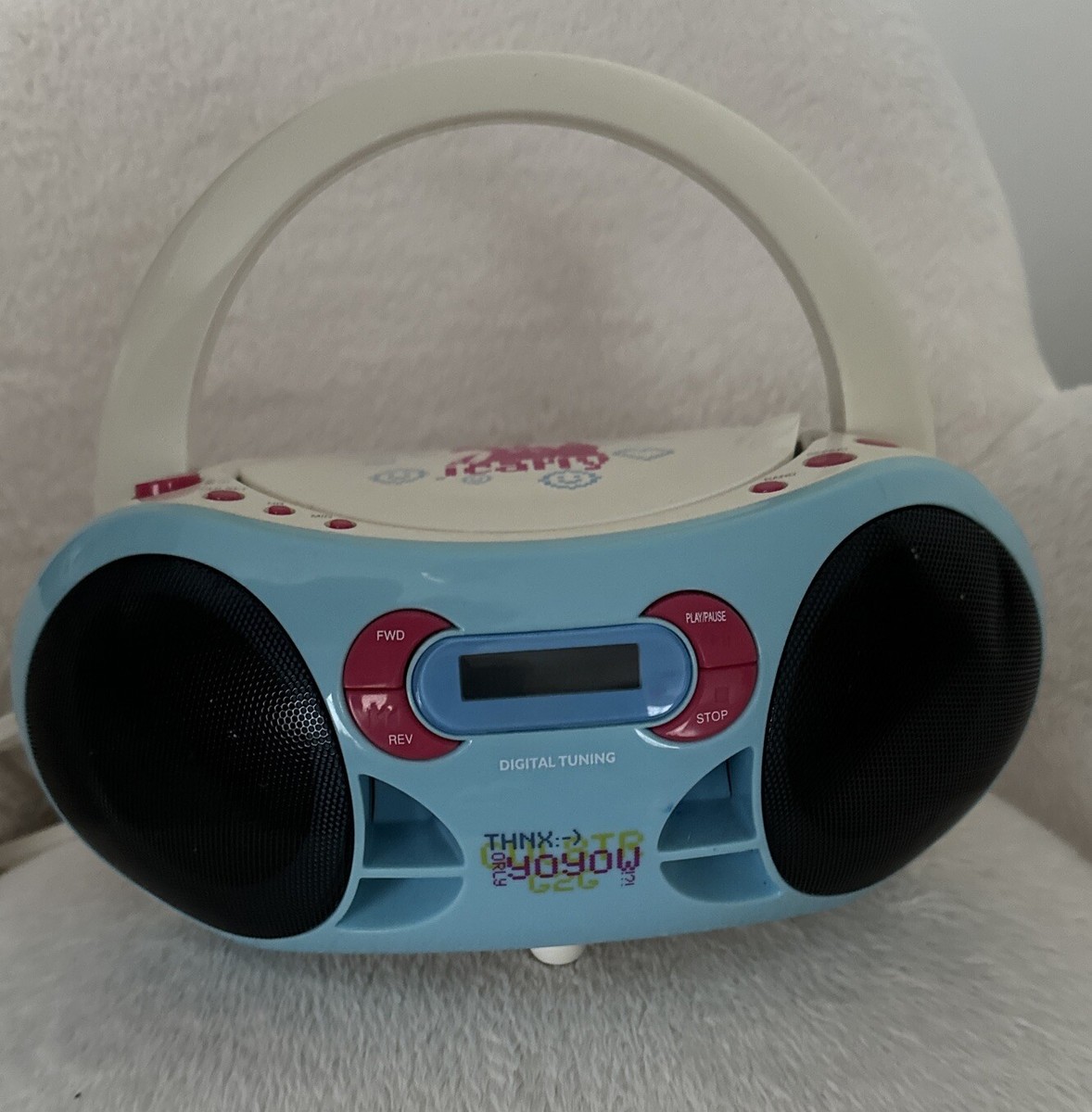 NPower Nickelodeon iCarly Portable CD Boombox AM/FM Radio | eBay