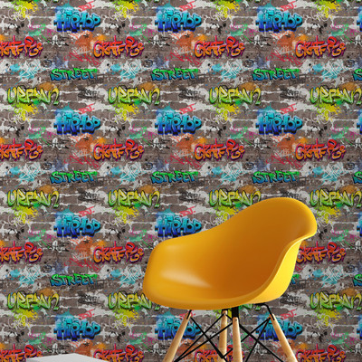 Edles Dekor Kinder Kinder Neuheit Graffiti Multi Tapete 10m FD41582