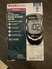CVS Health Premium True Metrix Self Monitoring Blood Glucose Meter EXP 11/14/26
