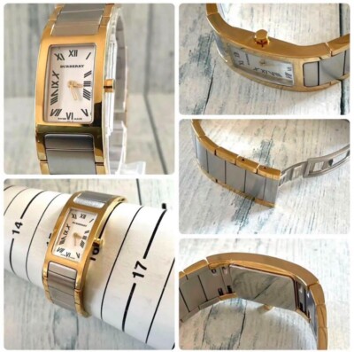 BURBERRY Watch combination 14000L Used From Japan Check