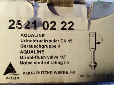 AQUALINE Urinaldruckspüler DN 15 / 1/2''