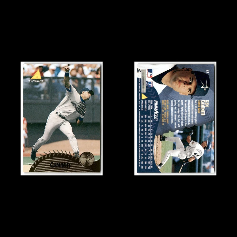 Ken Caminiti #82 1995 Pinnacle Houston Astros Baseball Card MLB NM - Image 3 of 3