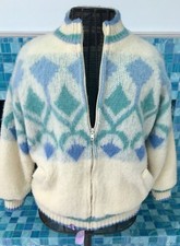 Iceware 100% Pure Virgin Wool Icelandic Bomber Jacket Size Small/ Medium