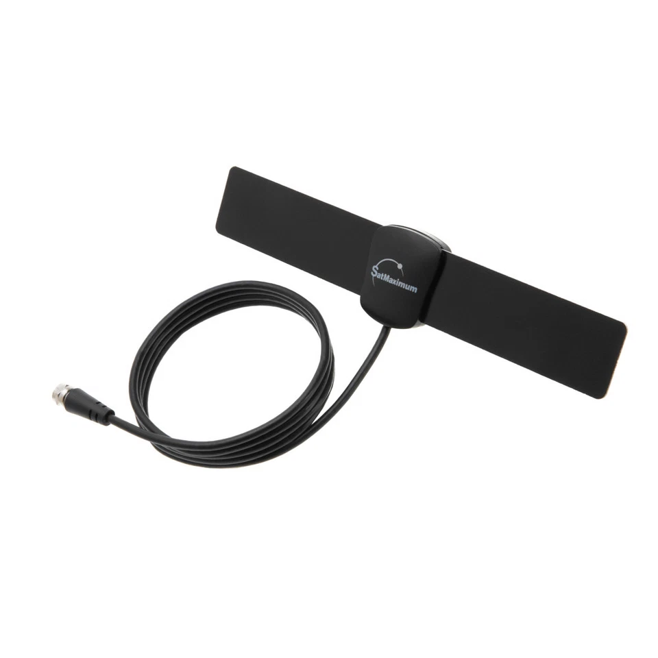 Antena de TV interior 30M HDTV VHF UHF FM plana digital de alta ganancia Foto 3 de 3