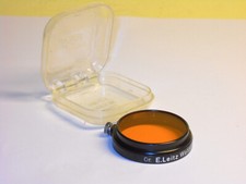 E.Leitz Wetzlar Germany Orange Filter OR. FSEOO in extremely good condition..