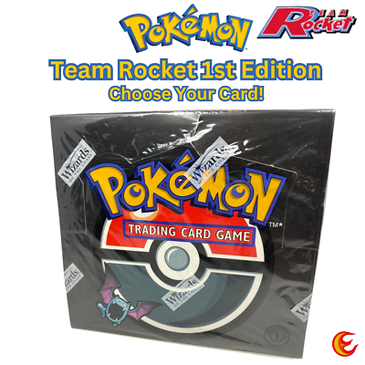 Pokémon Team Rocket 1st First Edition - Choose Your Card - LP/NM