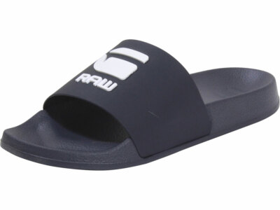 G-Star Raw Men's Cart-III BSC Slides Sandals Logo Navy/White