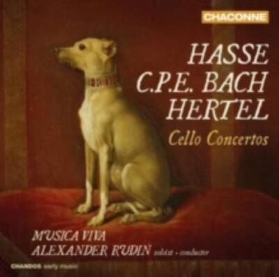C.P.E. BACH/ALEXANDER RUDIN: HASSE C.P.E. BACH & HERTEL: CELLO CONCERTOS - CD