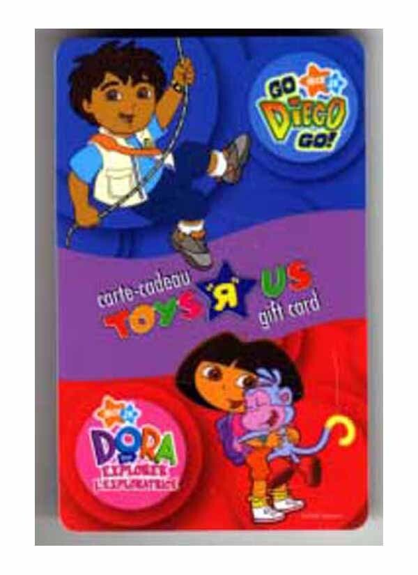 Toys R Us DORA / DIEGO collectors gift card | eBay