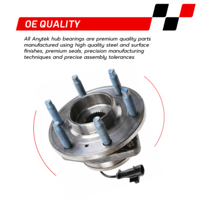 A-Premium 2 X Front Or Rear Wheel Bearing And Hub Assembly With ABS & 6-Lug Compatible With VPG MV-1 2011-2012