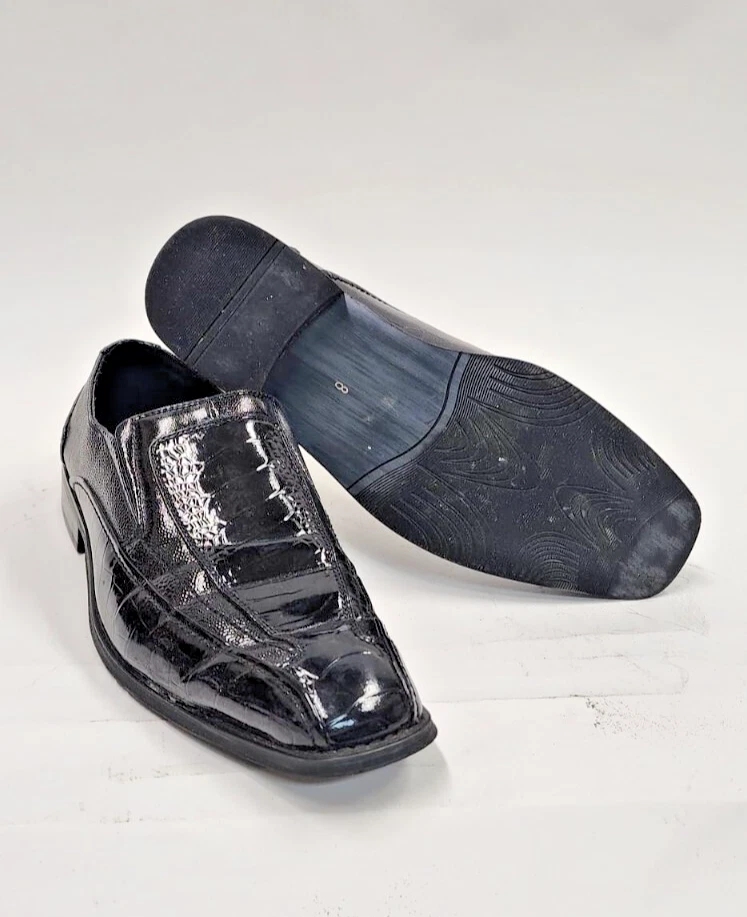 Delli Aldo Mens Size 8.5 Grey Woven Texture Lace Up Derby Dress Shoes M3-19157 Delli Aldo Shoes for Men for sale | eBay main image 2