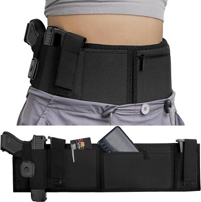 Belly Band Holster for Men Women Concealed Carry Waist Band