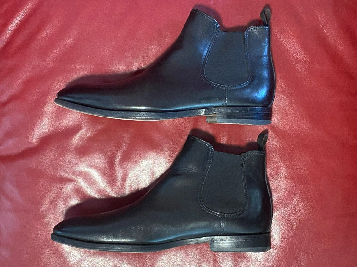 Barneys New York Chelsea Boots Black Leather Made in Italy Men\'s Size 7 Womens 9 Barneys New York Chelsea Boots for Men | Mercari main image 4