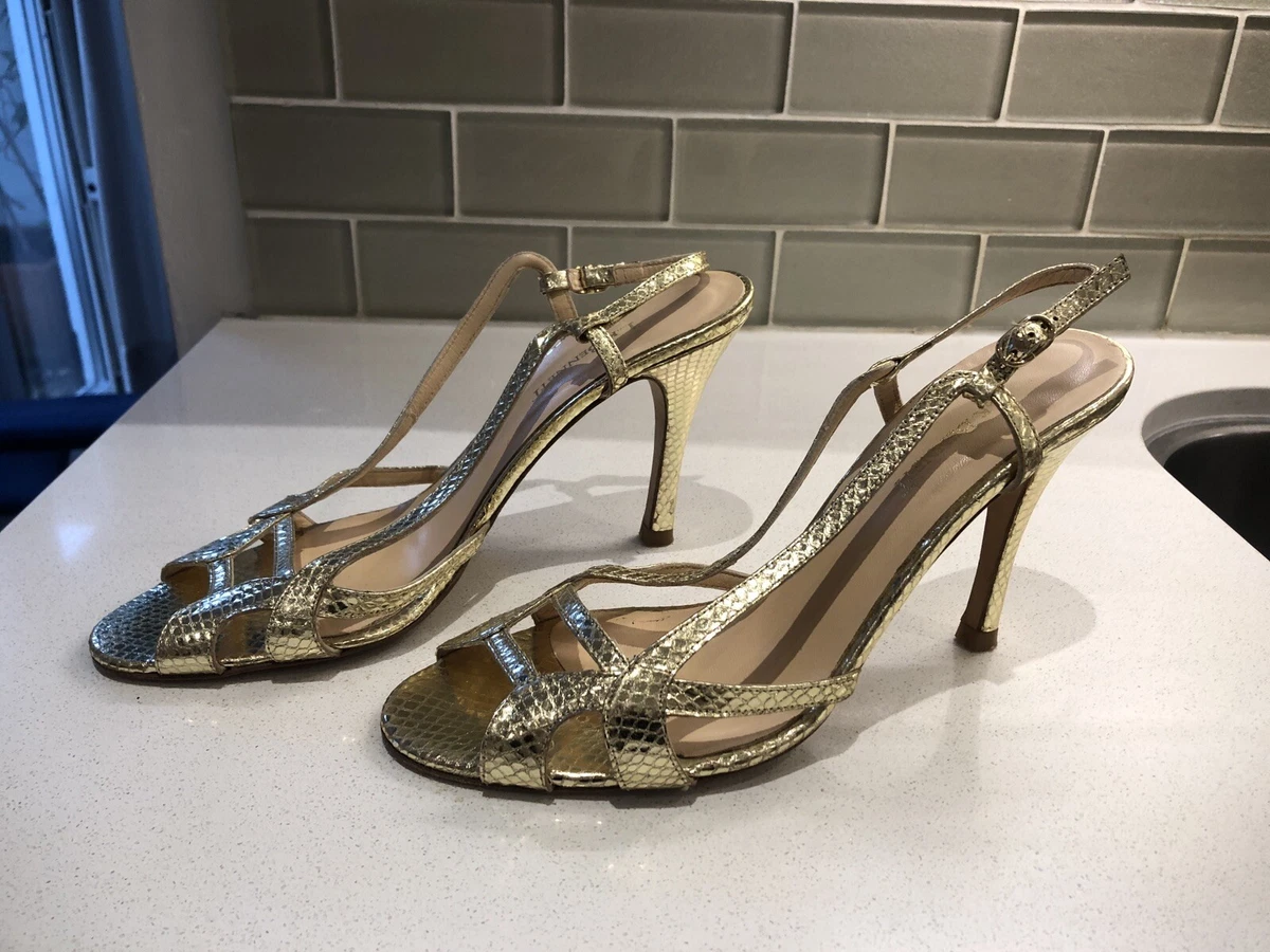 LK BENNETT Gold shoes 41
