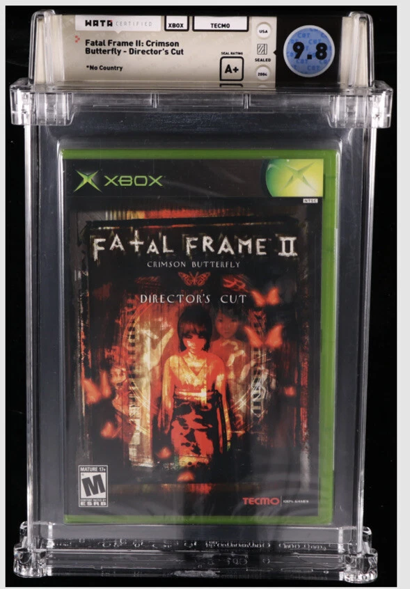 9.8 A+ Fatal Frame 2 II: Crimson Butterfly Director's Cut Xbox WATA NOT VGA CGC