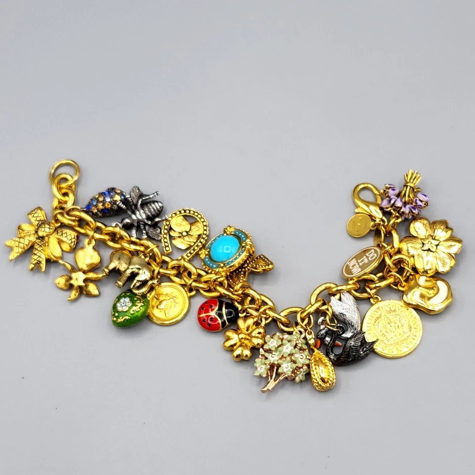 Joan Rivers Signed Numbered Limited Edition 20th Anniversary Charm Bracelet 8" - Image 4 of 4