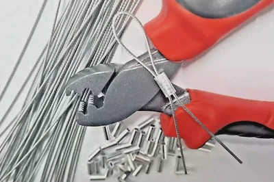 10Pk ELECTRIC METER ALUMINIUM SECURITY SEALS & WIRES & SEAL CRIMPING TOOL