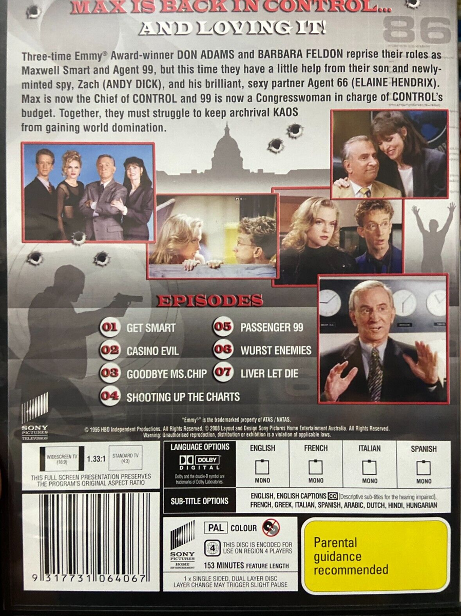 Get Smart : The Complete 1995 Series region 4 DVD (90s